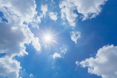 sun-shines-bright-daytime-summer-blue-sky-clo-clouds-44871429
