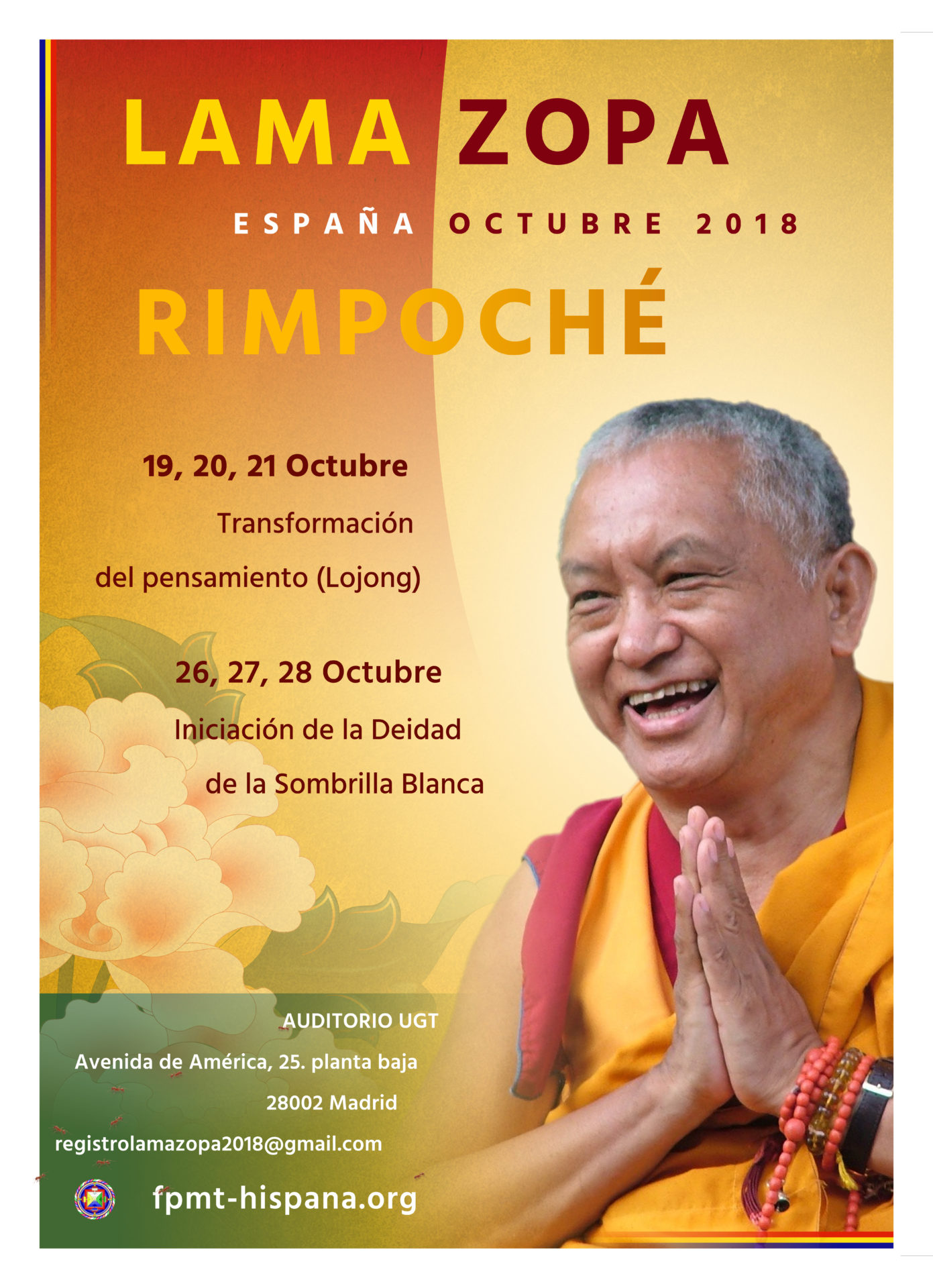 visita Rimpoché a Madrid