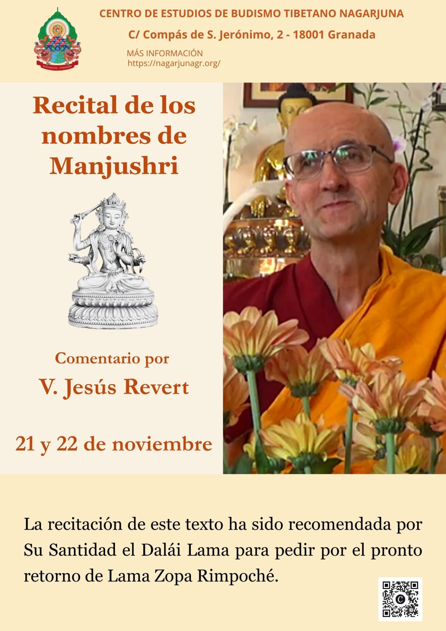 RECITAL DE LOS NOMBRES DE MANJUSHRI. Comentario V. JESÚS REVERT